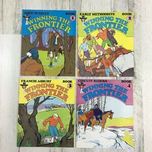 WINNING THE FRONTIER Set 4 Comic Books Methodists John Wesley Francis Asbury Lot
